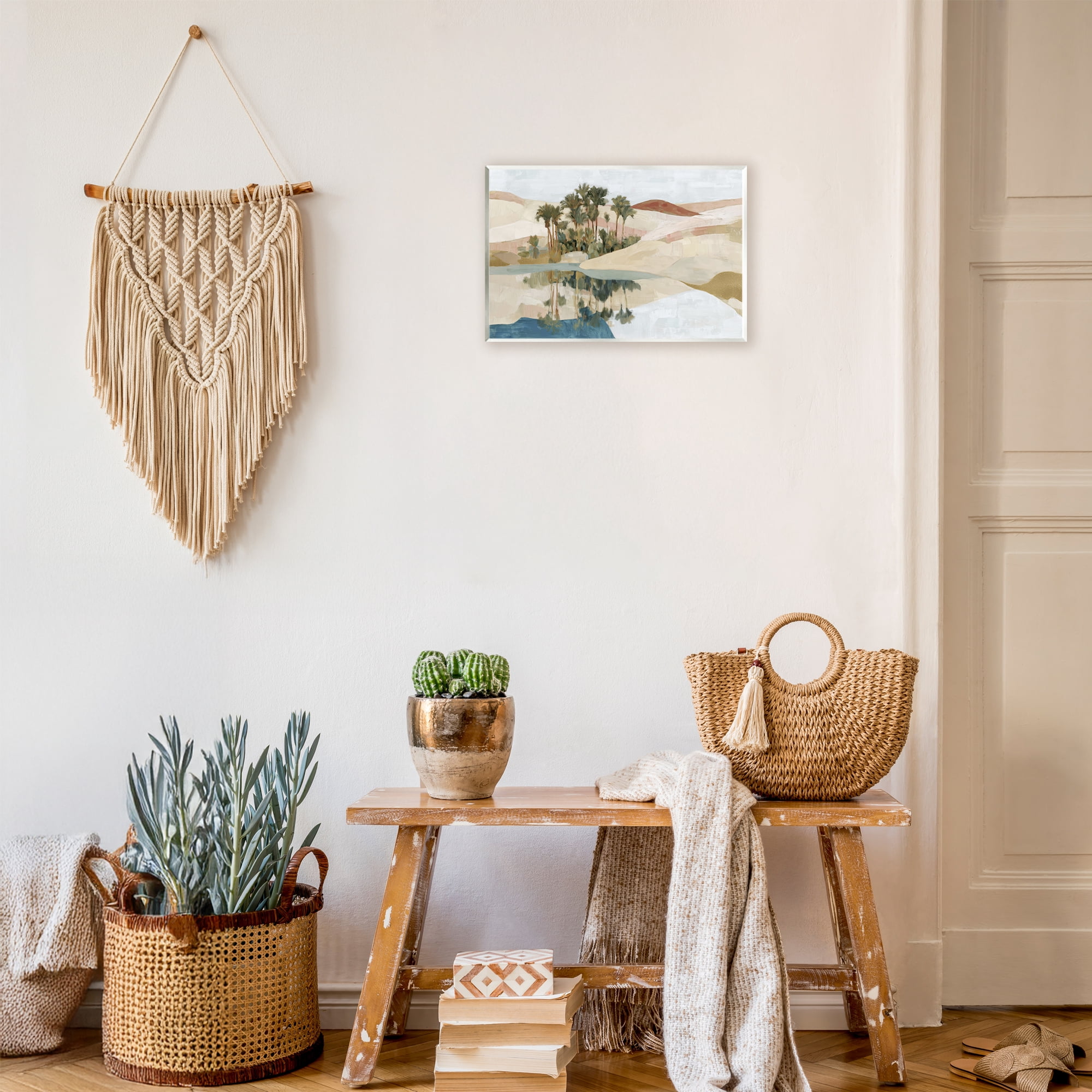 Stupell Industries Desert Oasis with Palm Reflection Wall Plaque Art, design by Chromatic Storm Studio
