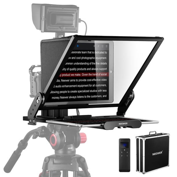 Teleprompter Neewer X17 II con mando a distancia RT113