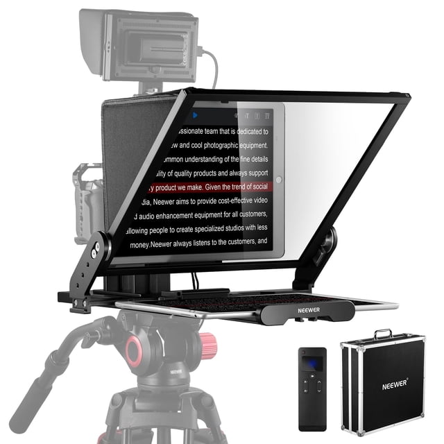 Teleprompter Neewer X17 II con mando a distancia RT113