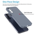 thumbnail image 6 of For Samsung Galaxy A16 5G Case, Liquid Silicone Phone Case for Galaxy A16 5G, Ebizware Shockproof Full-Body Protective Rugged Rubber Slim Cover with Microfiber Lining - Gray, 6 of 11