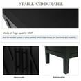 thumbnail image 4 of Aukfa Wood Sideboard Storage Cabinet with 4 Door for Entryway Living Room Hallway,Black, 4 of 8