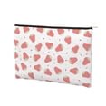 thumbnail image 2 of Haiem Hand Drawn Strawberry Music Lover Merch Makeup Bag, Cosmetic Bag,Singer Fans Cosmetic Bag, Portable Stationary Storage Organizer, Travel Makeup Bag, 2 of 8