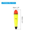 thumbnail image 2 of EVA 1.8oz Fishing Slip Bobbers Float, Yellow, 2 Pack, 2 of 6