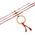 thumbnail image 6 of IMTRA FASHION Indian Rakhi for Raksha Bandhan Thread Rakhee Set With Roli Chawal, 6 of 6