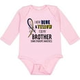 thumbnail image 3 of Inktastic I Wear Blue and Yellow for my Brother- Down Syndrome awareness Boys or Girls Long Sleeve Baby Bodysuit, 3 of 5