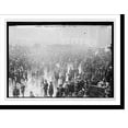 thumbnail image 2 of Historic Framed Print, Labor Day crowd meeting in Union Square, in rain, New York, 17-7/8" x 21-7/8", 2 of 9