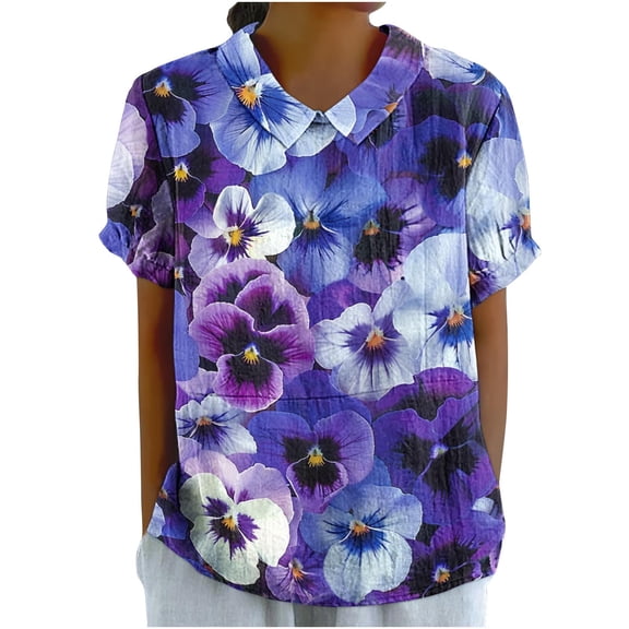 My Orders Lightweight Tops & Blouses Women Blouses for Work Under 15 Summer Clothes for Young Women 2025 Vacation Summer Tops for Women 2025 Cotton Evening Party Shirts White