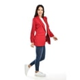 thumbnail image 2 of Blazer manga 3/4 Roman Fashion /Juvenil, 12255 (Rojo) rojo M, 2 of 6