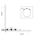 thumbnail image 4 of ANGARA Natural Blue Sapphire & Diamond Ring in 14K White Gold for Women (Size-2.7mm) | September Birthstone, Anniversary, Jewelry Gift for Women | Natural Blue Sapphire Ring, 4 of 9