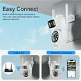 thumbnail image 5 of Indoor/Outdoor 4K Smart Security Camera,  WiFi with Night Vision, Dual-Screen Display, 2-Way Talk, Human Detection, Motion Tracking, Cloud & SD Card Storage, 5 of 7