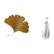 thumbnail image 5 of Esculturas de pared de hojas,Esculturas de pared de hierro forjado con hojas de ginkgo,Escultura de pared con hojas de ginkgo para colgar,Figura de escritorio,Estatua de niña linda de, 5 of 8