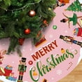 thumbnail image 5 of FlareFable 70" Cartoon Nutcracker Theme Christmas Tree Skirt, Unique Colorful Plush Christmas Tree Decorations, Cozy Christmas Tree Decor, Christmas Decorations Indoor Room Party Holiday Gift, 5 of 10