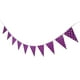 thumbnail image 2 of Banderín Triangular de Punto de Cumpleaños Yotijar Decoración Colgante Empavesado Morado, 2 of 8