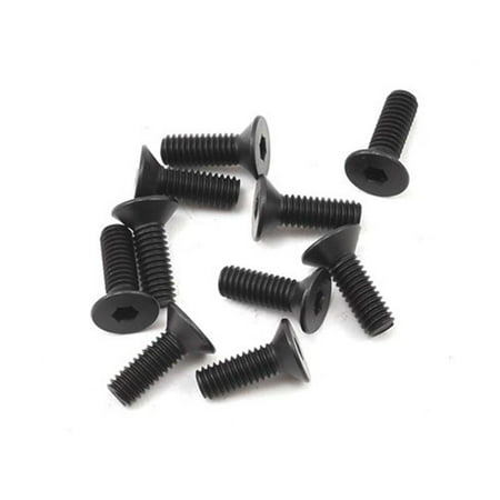 

HobbyStar Steel Flat Head Screw M4X12 Black 10PC