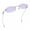 2893_(FZ_Purple), variant on Pure Titanium Frame Glasses/Blue Light Blocking Reading Glasses, Reduce Eyestrain, Stylish for Men and Women(Silver,No Magnification)
