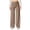 Coffee, variant on Women's High Waist Wide Leg Yoga Pants, Tummy Control Loose Fit Workout Pants, Athletic Casual Sweatpants for Lounge, Gym, Yoga and Daily Wear Navy S
