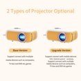 thumbnail image 3 of Amdohai Mini Portable Video Projector LED Movie Projector Home Theater 1080P Support 80 Inch Display, 3 of 8