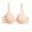 Beige, variant on Women's Bras Underwire Push Up Adjustable Straps Supportive Breathable Soft Everyday Bralettes