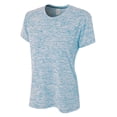 thumbnail image 1 of Camiseta Mujer Space Dye Tech AZUL CLARO XL A4 NW3296, 1 of 1