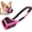 Hot Pink Trim, variant on Minzimin Dog Muzzle Anti Biting Barking and Chewing with Comfortable Mesh Soft Fabric and Adjustable Strap, Suitable for Small, Medium and Large Dogs