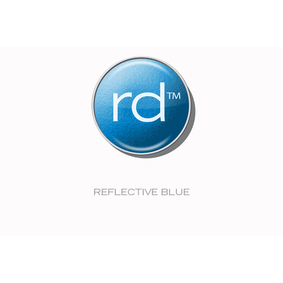 RaceDots: Magnetic Race Number Positioning System 4-Pack - REFLECTIVE BLUE