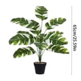 thumbnail image 3 of Planta artificial con maceta para decoración de escritorio interior.Vegetación artificial realista en maceta para el hogar,sala de estar,oficina y dormitorio., 3 of 6