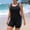 Blue, variant on Two Piece Tankini Swimsuits for Women Loose Fit Swimsuit Sporty Swimsuits Swimsuit Tank Top Tankini Tops for Women Tankini Swimsuit for Women Plus Size Tankinis Black 2XL