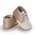 thumbnail image 6 of Toddler Baby Boys Girls High Tops Ankle Sneakers Soft Anti-Slip Sole Cotton Moccasins Infant Newborn Prewalker First Walking Crib Shoes, 6 of 9