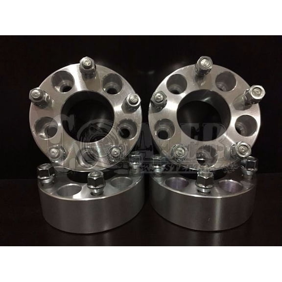 DODGE RAM 1500 VAN 4 PCS Wheel Spacers 2" Adapters 5x5.5 5 Lug Bolt Aluminum