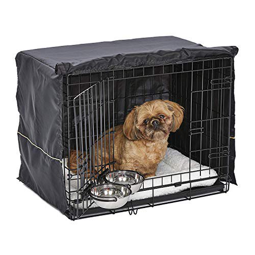 iCrate Dog Crate Starter Kit 24Inch Dog Crate Kit Ideal for Small
