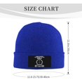 thumbnail image 3 of Long Ranges Shooting It's Like Golf But for Men Winter Hats Cuffed Beanie Stocking Hat Ski Skull Cap Black, 3 of 6
