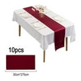 thumbnail image 2 of 10-Pack 12 x 108 inches Satin Table Runner for Rectangle and Round Table Decorations Wedding, Birthday Parties, Banquets, 2 of 6