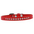 thumbnail image 1 of Clear Crystal Size 10 Red Puppy Collar, 1 of 1