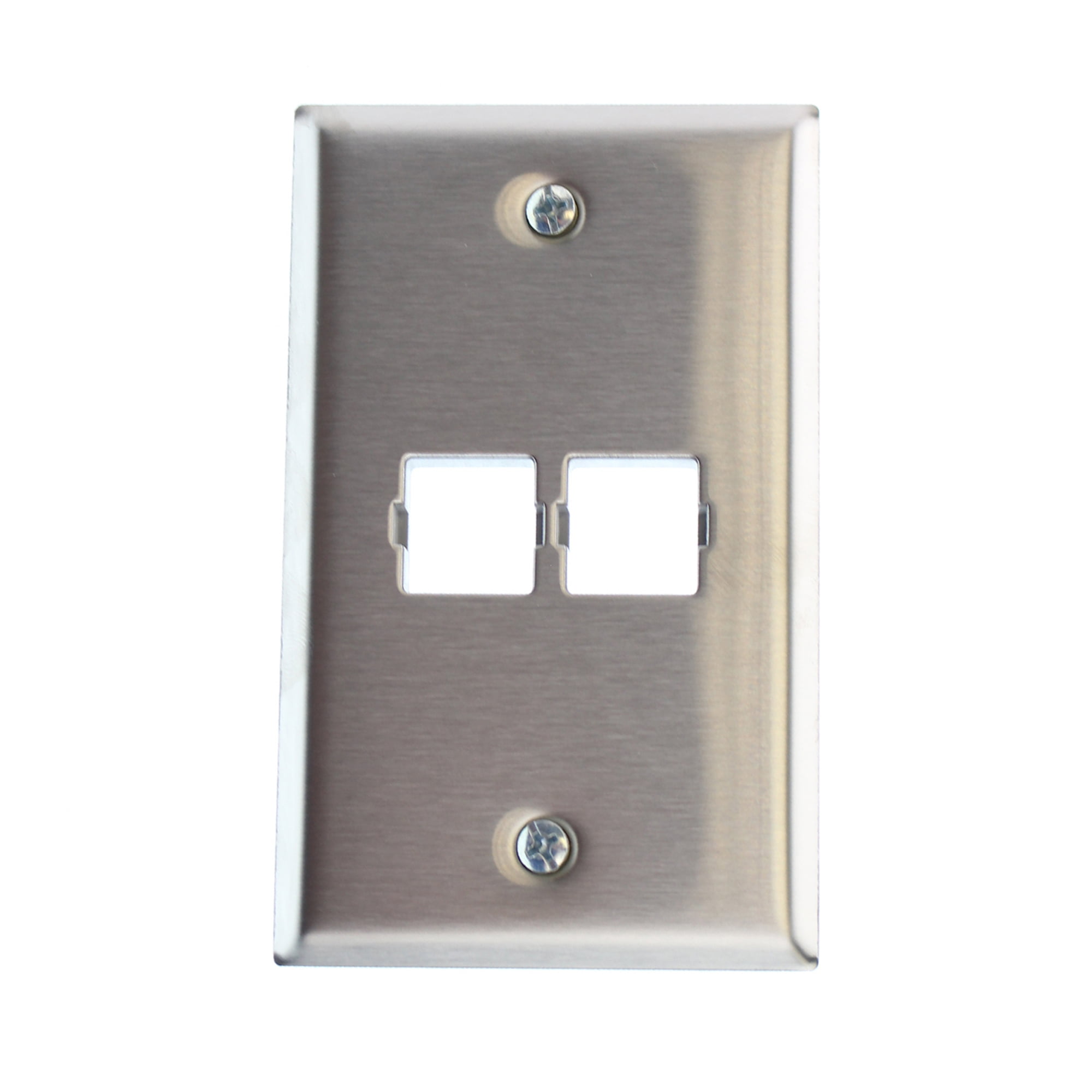 Systimax M12SP Systimax Flush Mount Face-plate, 1-Gang, 2-Port
