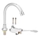 thumbnail image 1 of Pied Pédale Robinet Salle De Bains Bassin Robinet Ensemble Médecine Laboratoire Pied Pédale Évier Robinet D'eau Kit Accessoire, 1 of 5