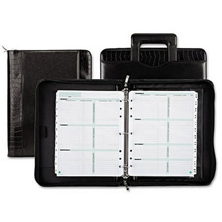 Day Timer Starter Set - Day-Timer Faux Croc Attache Planner Starter Set Folio Size - Planner Sets