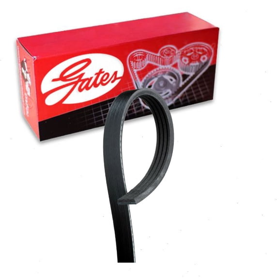 Gates AC Power Steering Micro-V Serpentine Belt compatible with Ford Transit-150 3.5L 3.7L V6 2015-2019
