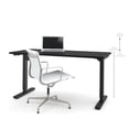 thumbnail image 2 of Bestar 30" x 60" Power Adjustable Standing Desk in Black, 2 of 3