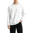 thumbnail image 2 of Stamzod Sweatshirts for Men Fall Fashion Color Block Long Sleeve Shirts Loose Casual Pullover Crewneck Sweatshirt Plus Size Fashion Clothing, 2 of 10
