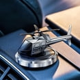 thumbnail image 4 of Blue Solar Powered Helicopter Car Air Freshener Metal Rotating Aroma Diffuser With Essential Oil For Vehicle Interior Decor 4.1 Inch, 4 of 4