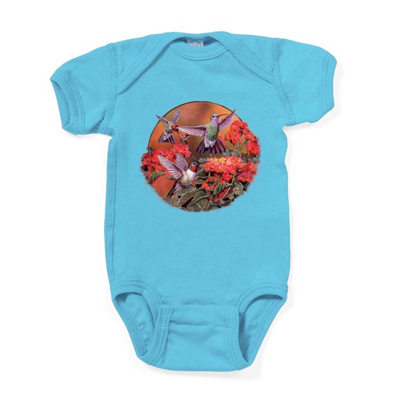 CafePress - 3 Hummingbirds - Cute Infant Bodysuit Baby Romper - Size Newborn - 24 Months