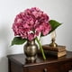 thumbnail image 4 of Tallos de hortensias artificiales con cabeza de flor de seda | Hortensias artificiales realistas para decoración del hogar, 4 of 9