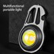 thumbnail image 4 of Yuarrent 5000K linterna portátil vida impermeable ajustable llavero luz de trabajo recargable multiusos para senderismo negro Type3 NO3, 4 of 6