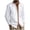 #0164-White, variant on Betivan Men's Linen Long Sleeve Shirt, Lapel Button Cardigan Top with Functional Pocket, Lightweight Breathable, Relaxed Fit, for Summer Vacation Daily