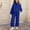 Blue, variant on BRGZLK 2Pcs Girls Clothes Solid Color Half Zipper Stand Collar Long Sleeve Regular Shoulder with Pocket Hoodie Sweatshirt and Sweatpants Fall Winter Outfits Blue 12-13 Years