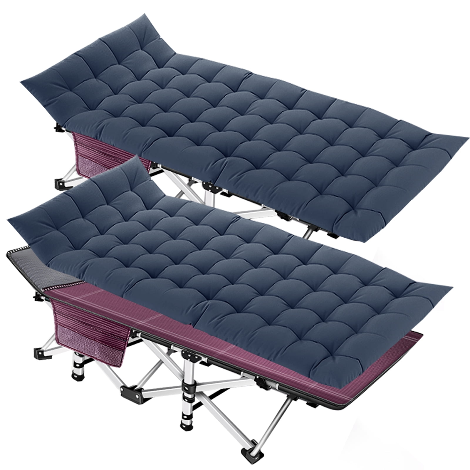 Lilypelle Folding Camping Cots for Adult Portable Fold Up Cot Bed for