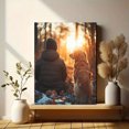 thumbnail image 6 of Qisvanset 12x16 Inch Framed Canvas Wall Art Hunter Dog Sunlit Forest Outdoor Wilderness Nature Wall Art, 6 of 8