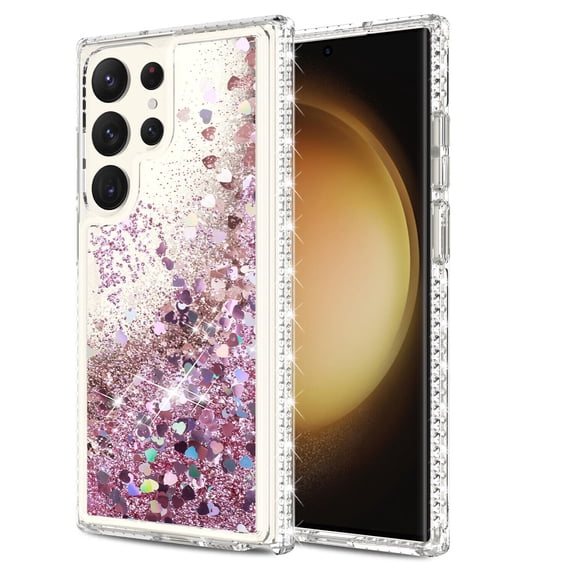 Glitter Sparkly Bling Case for Samsung Galaxy S23 for Women Girls