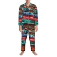 thumbnail image 3 of Goofa Tropical Vacation Essentials for 2-piece Loungewear Set Men’s Sleepwear Set Soft PJs Cozy loungewear Comfy Sleep Set Winter Pajamas-Medium, 3 of 7
