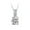 Gray, variant on Teissuly Zirconia Pendant Fashion Temperament Diamond Necklace Collarbone Chain Women's Flash Diamond Necklace